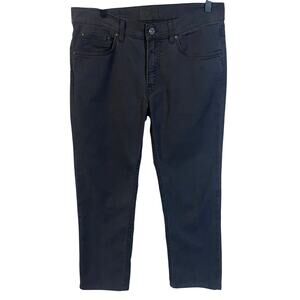 Acne Studios Ace Ups Black Cropped/Hemmed Calf Length Jeans Pant Sz 32